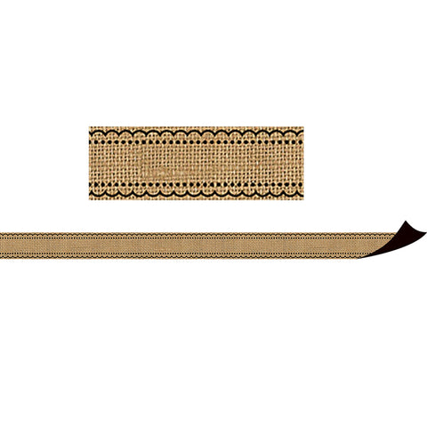Burlap Magnetic Border