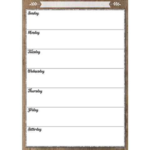 Clingy Thingies Weekly Schedule, Home Sweet Classroom