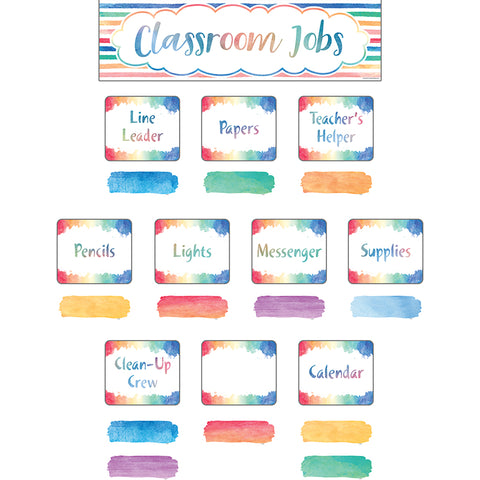 Watercolor Mini Bulletin Board Set