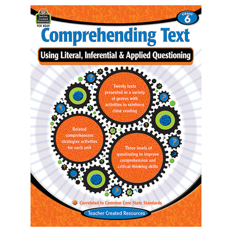 Comprehending Text Book, Grade 6