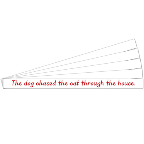 Brite White Mini-Sentence Strips 100Ct