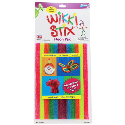 Wikki Stix, Neon Colors, 48/Pkg