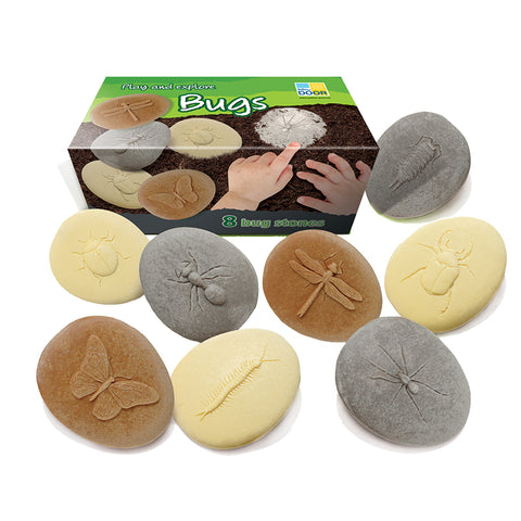 Let'S Investigate Bugs Stone, Pack Of 8