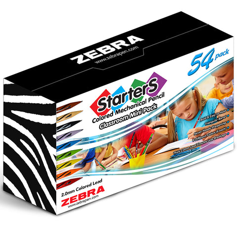 Cadoozles Starters Mechanical Pencils, 2.0 Mm, Assorted, 54-Piece Classroom Pack