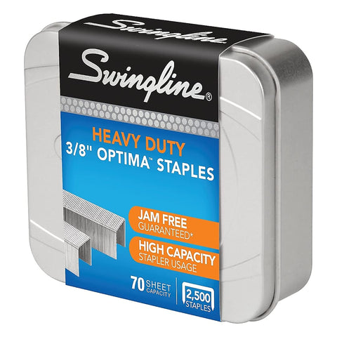 Swingline 35550 Optima High-Capacity Staples 3/8-Inch Leg 2 500/Box