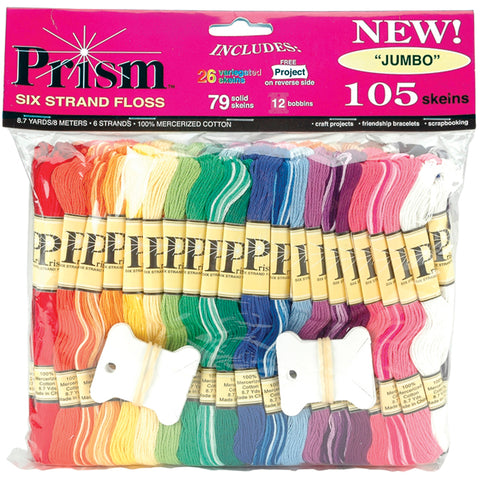 DMC Prism 6-Strand Floss Jumbo Pack 8.7yd 105pc