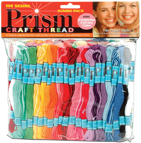DMC Prism Craft Thread Jumbo Pack 9.9yd 105/Pkg