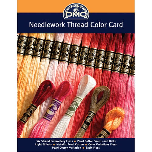 DMC Needlework Threads Printed Color Card