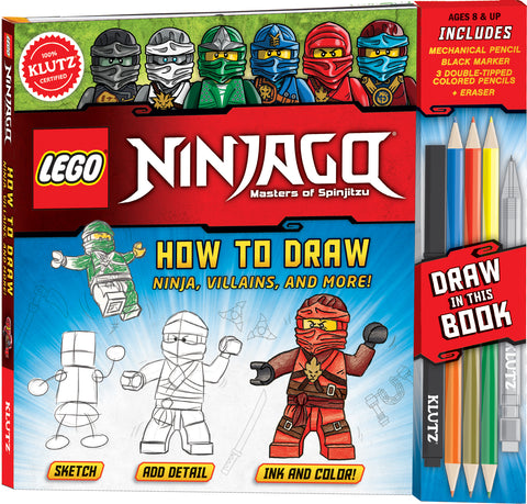 LEGO(R) Ninjago(R) How To Draw Ninja, Villians And More!