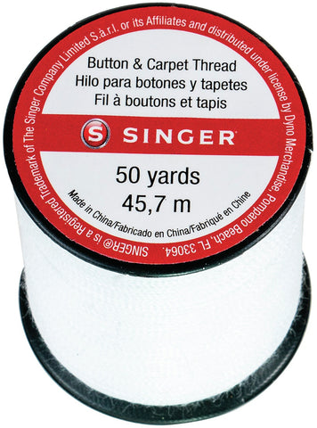 Singer Button & Carpet Thread 50yd