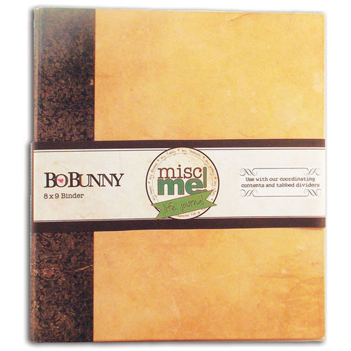 BoBunny Misc Me 3-Ring Binder 8&quot;X9&quot;