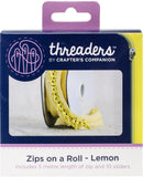 Crafter's Companion Threaders Zips On A Roll 5m
