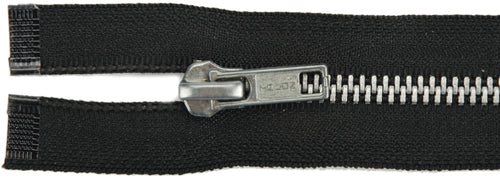 Coats Heavyweight Aluminum Separating Metal Zipper 22&quot;