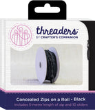 Crafter's Companion Threaders Concealed Zips On A Roll 5m