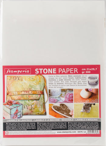 Stamperia Washable Stone Paper 8.25"X11.6"