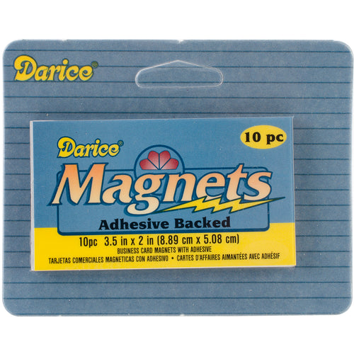 Adhesive Magnetic Sheets 10/Pkg