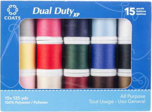 Coats Dual Duty XP General Purpose Thread Box 15/Pkg