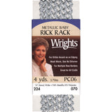 Wrights Baby Metallic Rickrack .25"X4yd