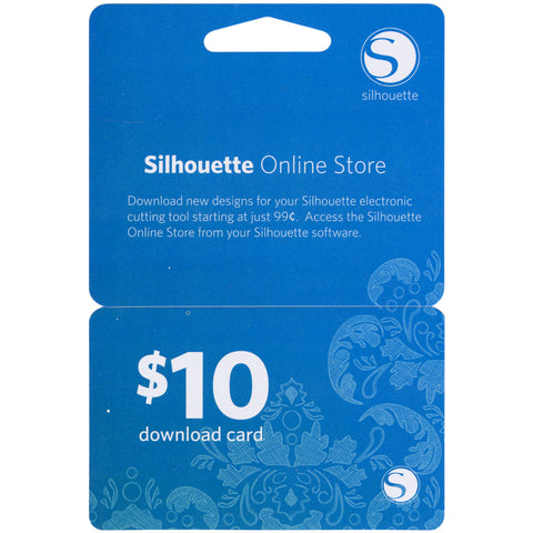 Silhouette $10 Download Card
