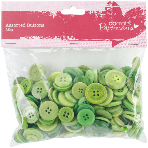 Papermania Buttons Assorted 250g