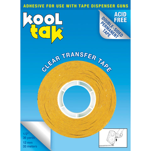 Kool Tak Permanent Clear Dispenser Tape