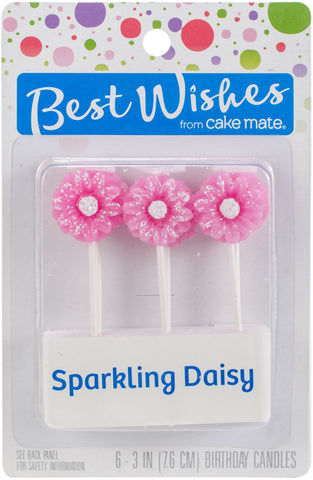 Best Wishes By Cake Mate Candles 6/Pkg