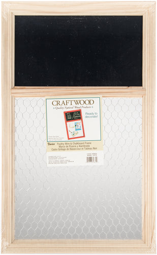 Chalk Board &amp; Chicken Wire Frame