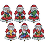 Design Works Plastic Canvas Ornament Kit 3"X4" Set of 6