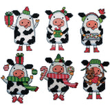 Design Works Plastic Canvas Ornament Kit 3"X4" Set of 6