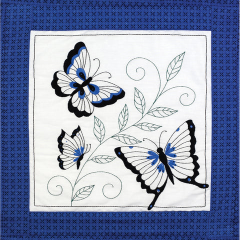 Janlynn Stamped For Embroidery Quilt Blocks 18"X18" 6/Pkg