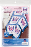Janlynn Stamped Cross Stitch Quilt Blocks 15"X15" 6/Pkg