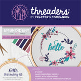 Crafter's Companion Threaders Embroidery Kit 6"X6"