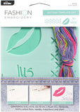 Bucilla Fashion Embroidery Template Kit 5&quot;X6&quot;