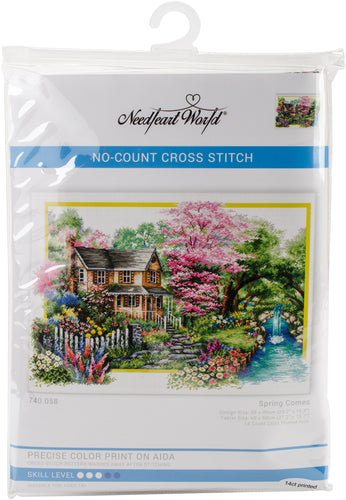 Needleart World No Count Printed Cross Stitch Kit 27"X19.75"