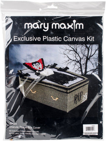 Mary Maxim Plastic Canvas Tissue Box Kit 4.5"X9"X3.5"