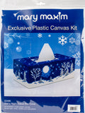 Mary Maxim Plastic Canvas Tissue Box Kit 4.5"X9"X3.5"