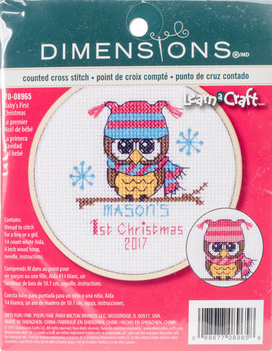 Dimensions Counted Cross Stitch Kit 4"