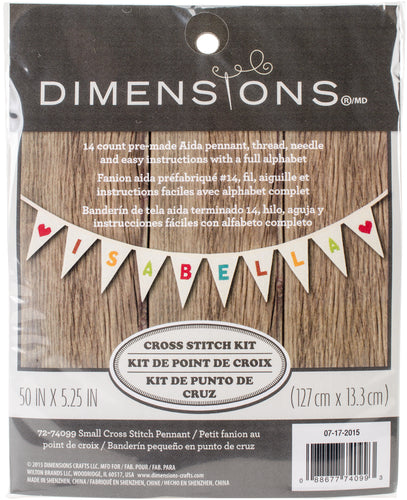 Dimensions Small Pennant