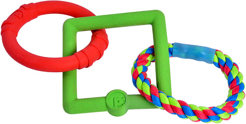 Petface Small Triple Tug Ring Toy