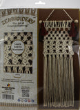 Design Works/Zenbroidery Macrame Wall Hanging Kit 8"X24"