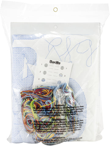 Bucilla Stamped Cross Stitch Quilt Cover Kit 34&quot;X43&quot;