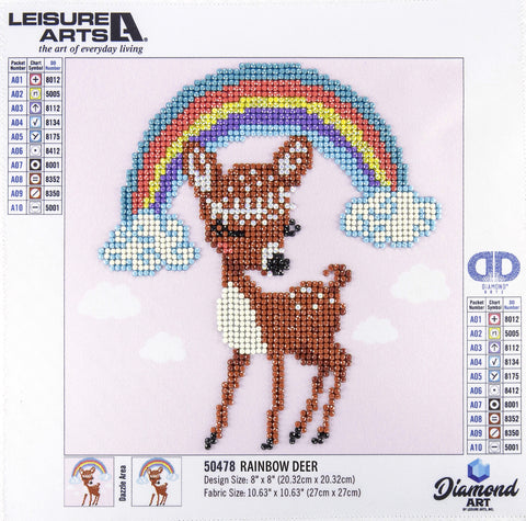 Leisure Arts Sparkle Art Diamond Paint Kit 10.63"X10.63"