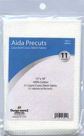 Design Works Gold Quality Aida 11 Count 15"X18"