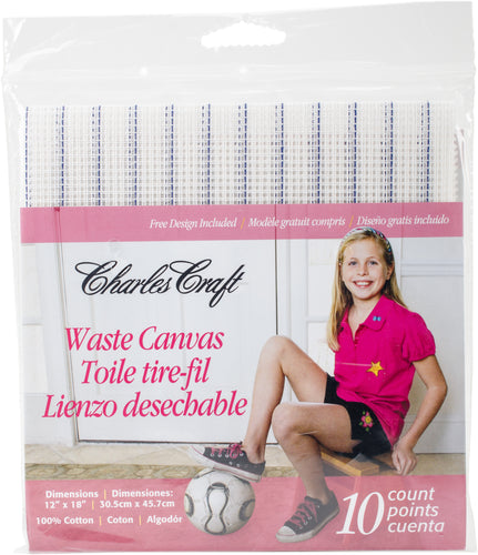Charles Craft Waste Canvas 10 Count 12&quot;X18&quot;