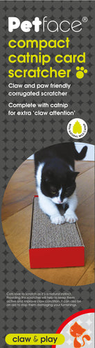Petface Compact Catnip Card Scratcher