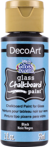 Americana Gloss Enamels Glass Chalkboard Paint 2oz