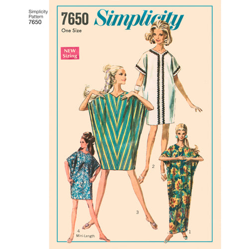 Simplicity Misses Authentic 1960S Kite Dress