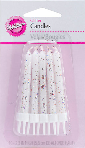 Birthday Candles W/Holders 2.3&quot; 10/Pkg