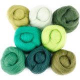 Wistyria Editions Wool Roving 12" .25oz 8/Pkg