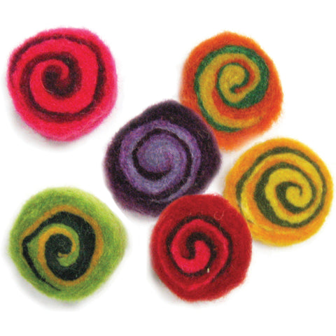 Dimensions Feltworks Multicolor Spirals